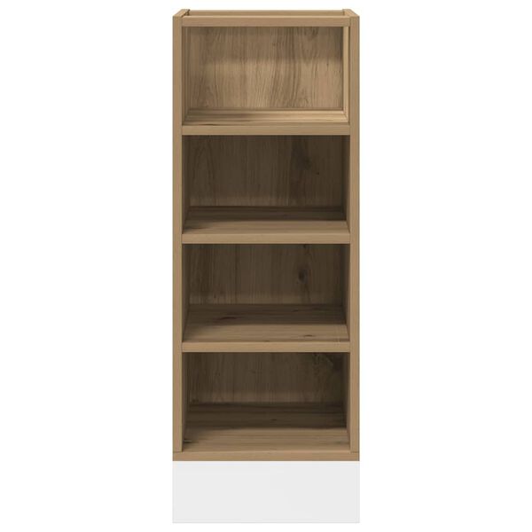 vidaXL Bottom Cabinet Riga Artisan Oak 30x44.5x81.5 cm Engineered Wood