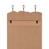 vidaXL Wall-mounted Coat Rack with 6 Hooks 120x40 cm LOVE LE