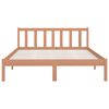 vidaXL Bed Frame without Mattress Honey Brown Solid Wood 140x200 cm