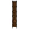 vidaXL Bookcase 6-Tier Brown Oak 76x32x192 cm Engineered Wood