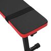 VidaXL Weight Bench Black 67 x 126.5 x 111 cm Powder-coated steel