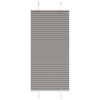vidaXL Pleated Blind Anthracite 65x100 cm Fabric Width 64.4 cm Polyester
