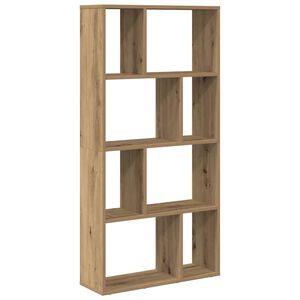 vidaXL Bookcase Artisian Oak 60x20x120,5 cm Engineered Wood