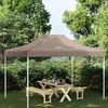 vidaXL Party Tent Roof 4x3 m Taupe 270 g/m²