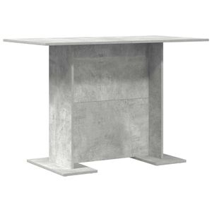 vidaXL Dining Table Concrete Grey 110 x 60 x 75 cm Engineered Wood