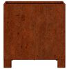 vidaXL Planters with Legs 2 pcs Rusty 30x30x30 cm Corten Steel