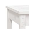 vidaXL Garden Bench White 80x44x45 cm Solid Wood Pine