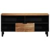 vidaXL TV Units Solid Acacia Wood 100 x 33.5 x 46 cm Engineered wood