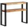 vidaXL Console Table 90x30x75 cm Solid Acacia Wood