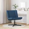 vidaXL Swivel Chair Blue 63 x 75 x 76 cm Fabric