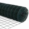 vidaXL Fence with Post Green 0.4 x 25 m Steel and PVC
