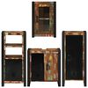vidaXL Bathroom Furniture Set 4 pcs Multicolour Solid Reclaimed Wood
