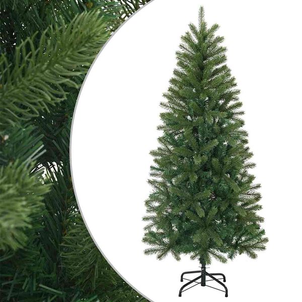 vidaXL Artificial Christmas Tree Green 120 cm PVC, PE and steel