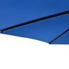 vidaXL Garden Parasol with Steel Pole Azure Blue 225x225x212 cm