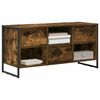 vidaXL TV Cabinet Smoke Oak 100 x 36 x 49.5 cm Engineered Wood