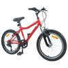 vidaXL Kids Bike 20'' 6-Speed for 6-11 Years Old Red