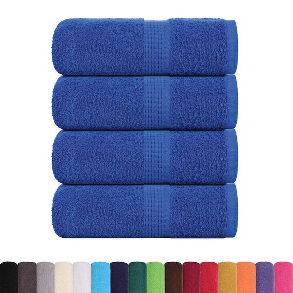 vidaXL Guest Towels "FROGN" 4 pcs Blue 30x50 cm 360 gsm