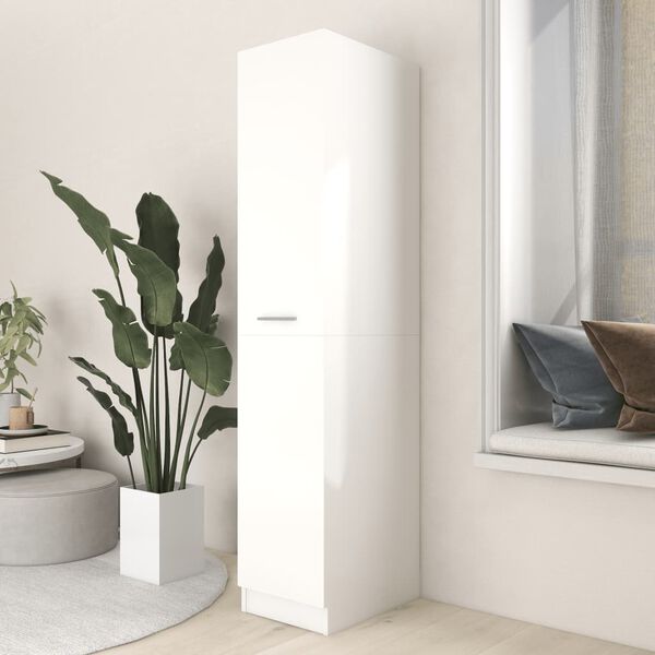 vidaXL Apothecary Cabinet White 30x42.5x150 cm Engineered Wood