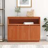 vidaXL Sideboard Wax Brown 104.5 x 34 x 80 cm Solid Pine Wood