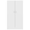 vidaXL Book Cabinet White 82.5x30.5x150 cm Engineered Wood