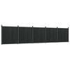 vidaXL Fence Panel Grey 872x186 cm WPC