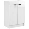 vidaXL Bathroom under Sink Cabinet High Gloss White