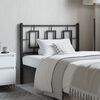 vidaXL Metal Replace Headboard Black 100 cm
