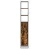 vidaXL Bathroom Cabinet Smoke Oak 40 x 30 x 180 cm Engineered Wood