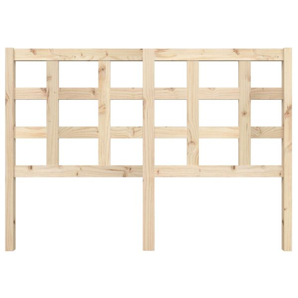 vidaXL Bed Headboard 140.5x4x100 cm Solid Wood Pine