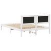 vidaXL Bed Frame Light Grey 140 x 200 cm Solid Pine Wood