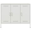 vidaXL Sideboard White 100.5x39x79 cm Steel