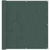 vidaXL Balcony Screen Dark Green 110 x 500 cm Oxford Fabric