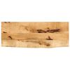 vidaXL Table Top 90x20x3,8 cm Live Edge Solid Wood Rough Mango