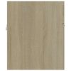 vidaXL 2 Piece Bathroom Furniture Set Sonoma Oak Engineered Wood