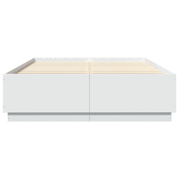 vidaXL Bed Frame without Mattress White 140x200 cm