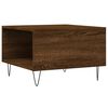 vidaXL Coffee Table Brown Oak 55x55x36.5 cm Engineered Wood