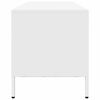 vidaXL TV Cabinet White 202x39x43.5 cm Cold-rolled Steel