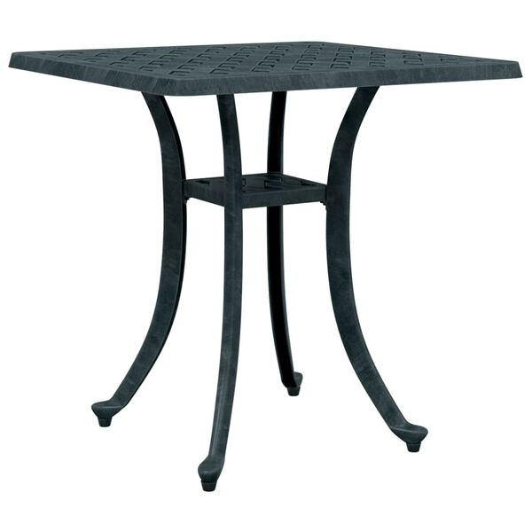 vidaXL Garden Table Green 53x53x53 cm Cast Aluminium