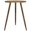 vidaXL Bistro Table Dark Brown ??60x76 cm MDF and Iron