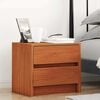 vidaXL Bedside Tables Wax Brown 40 x 30.5 x 35.5 cm Pine Wood