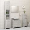 vidaXL Bathroom Furniture Set Concrete Grey Engineered Wood