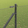 vidaXL Fence Post Grey 50 x 1.2 m (13 mm mesh) Steel and PVC