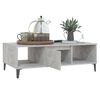 vidaXL Coffee Table Concrete Grey 103.5x60x35 cm Engineered Wood