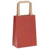 vidaXL Paper Bags 50 pcs with Handles Red 15x8x21 cm