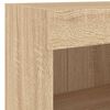vidaXL 5 Piece TV Wall Units with LED Sonoma Oak Engineered Wood