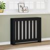 vidaXL Radiator Cover Black 104x20x82 cm Engineered Wood