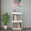 vidaXL Book Cabinet White 40x35x71 cm Solid Pinewood