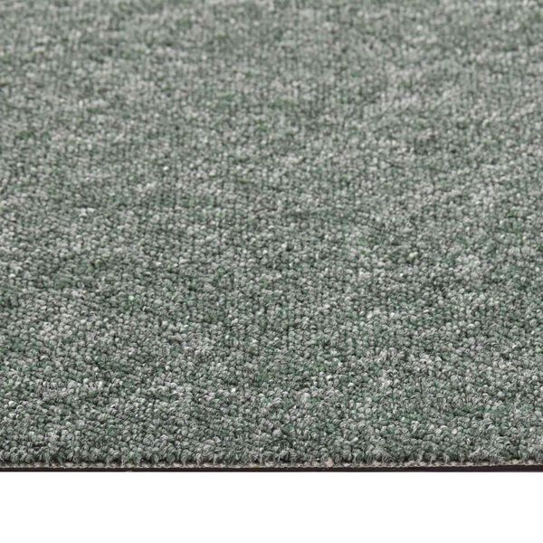 vidaXL Carpet 20 pcs Green 50 x 50 cm 100% Polypropylene