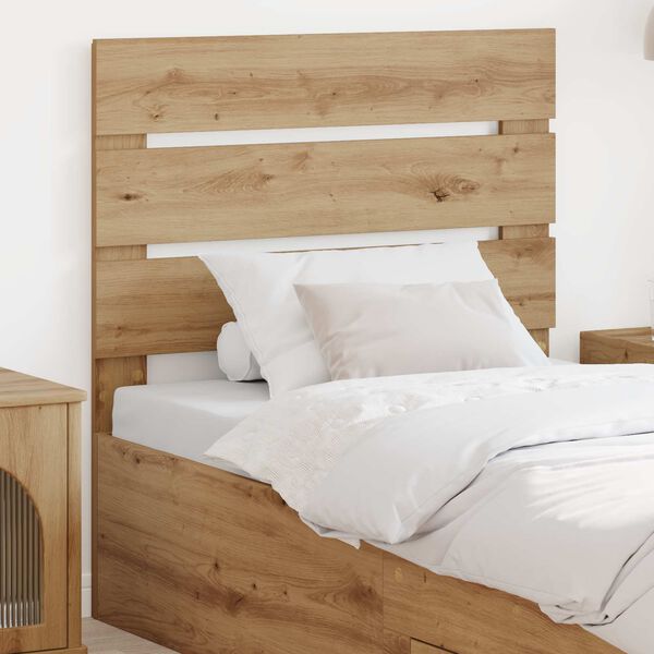 vidaXL Headboard Artisan Oak 90 cm Engineered Wood