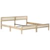 vidaXL Bed Frame without Mattress Solid Mango Wood 200 cm